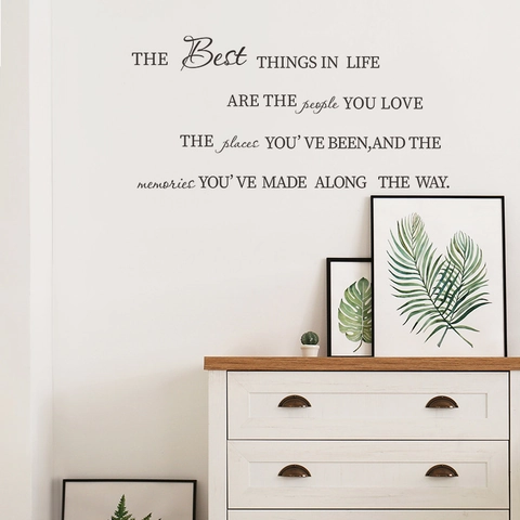 Motivierende Englische Zitate Wandtattoo PVC Abnehmbarer Schriftzug Wandaufkleber Für Wohnzimmer Schlafzimmer Büro Deko