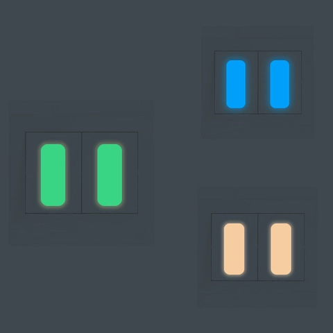 Luminous Switch Sticker Night Glow Tape Self Adhesive PET Wall Decoration For Home Living Room Bedroom Dark Glow Strip
