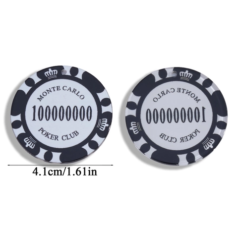 Vintage Acryl Simulation Pokerchip Anhänger DIY Charm Für Schlüsselanhänger Tasche Auto Dekoration Runde Spielzubehör Schmuckherstellung