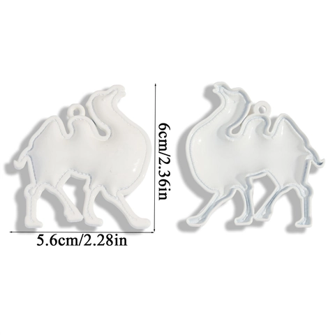 Vintage Camel Shape Alloy Lacquer Pendant Multi Color DIY Jewelry Accessories For Keychain Bag Car Decoration Animal Charms
