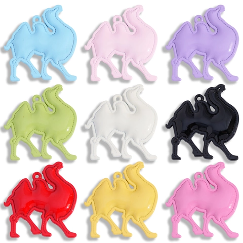 Vintage Camel Shape Alloy Lacquer Pendant Multi Color DIY Jewelry Accessories For Keychain Bag Car Decoration Animal Charms