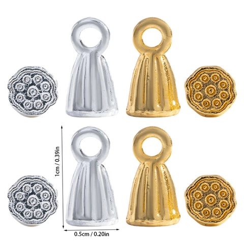 Vintage Chinese Style Zinc Alloy Mini Lotus Seed Pod Pendant DIY Jewelry Making Accessories Bracelet Necklace Charms