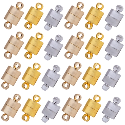 Cilindrische Magnetische Sluitingen Legering DIY Sieraden Bevindingen Connectoren Voor Ketting Armband Sieraden Maken Minimalistische Metalen Gesp
