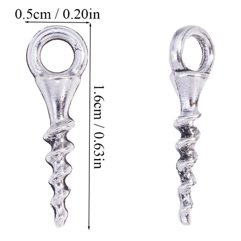 Pendentifs Clou à Vis en Alliage de Simulation Pitons à Vis pour Création de Bijoux DIY Breloques Style Matériel pour Collier