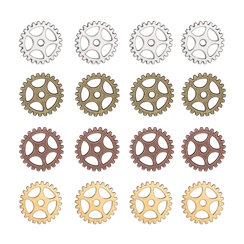 Ciondoli a Ingranaggio Steampunk Vintage Ingranaggi Meccanici in Lega di Metallo per Creazione Gioielli Fai da Te Artigianato