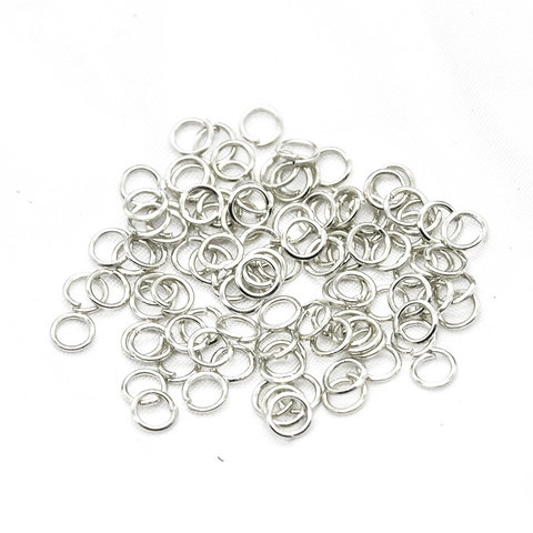 Anelli di Giunzione Aperti Chiusi in Ferro per Gioielli DIY Collana Bracciale Anelli di Connessione Accessori Metallici
