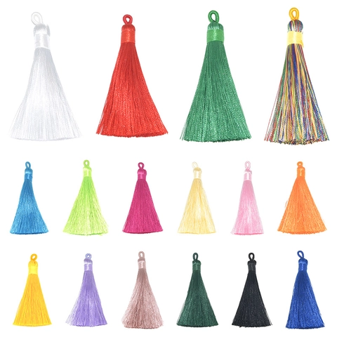Polyester Velvet Tassels For DIY Jewelry Making Clothing Accessories Bookmarks Keychains Decorative Craft Tassels Home Decor