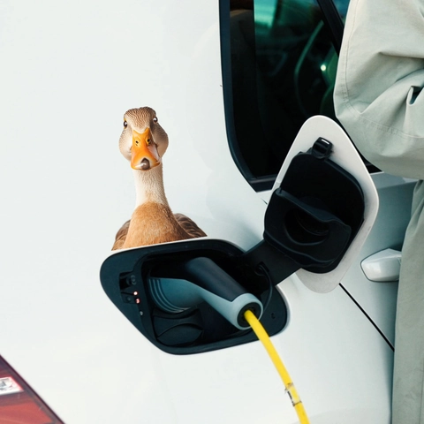 3D Peeking Duck Car Sticker Waterproof PVC Wall Decal For Auto Window Vehicle Body Home Bathroom Mirror Decoration Sticker