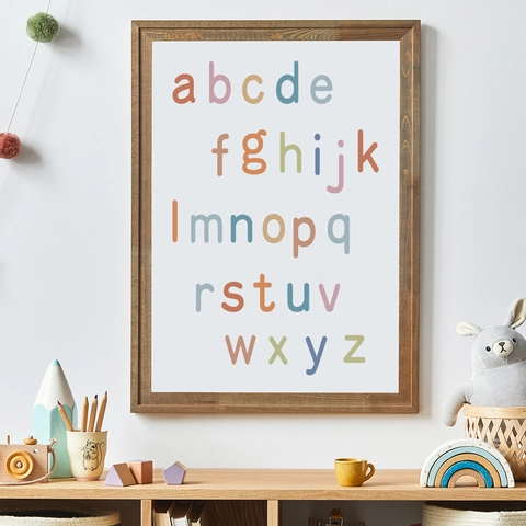 Bunte Englische Alphabet Wandaufkleber PVC DIY Buchstaben Aufkleber Für Kinderzimmer Kindergarten Studium Heim Ästhetische Dekoration