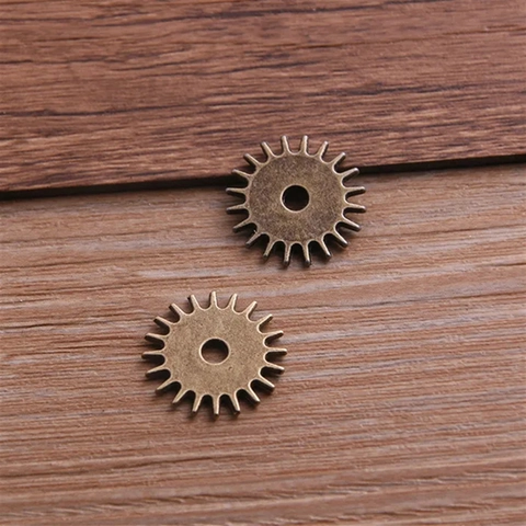 Steampunk Gear Alloy Pendants Round Mechanical Connector Charms For DIY Jewelry Making Findings Craft Accessories