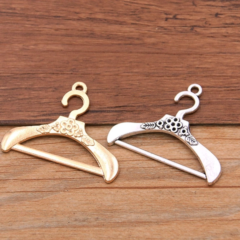 Vintage Zinklegering Kleerhanger Hangers Met 3D Bloem Blad Reliëf Voor DIY Ketting Armband Sieraden Maken Accessoires