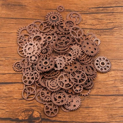 Steampunk Legering Mechanische Tandwiel Hangers Gemengde Vintage Industriële Metalen Tandwielen Voor Sieraden Maken DIY Accessoires