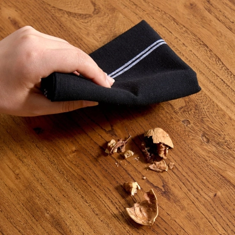Nordische Baumwollmischung Stoff Servietten Gestreifte Blumenmuster Geschirrtuch Rechteck Dekorative Tischserviette Küche