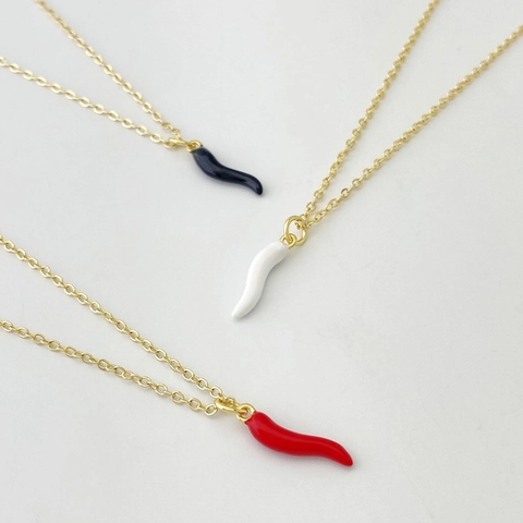 Fashion Copper Necklace For Men Women Enamel Cornicello Chili Cherry Rhinestone Rugby Football Pendant Jewelry Gift