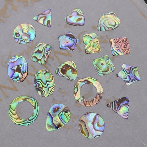 Natural Abalone Shell Beads Iridescent Irregular Geometric Shapes For DIY Jewelry Making Necklace Bracelet Baroque Style Accessories