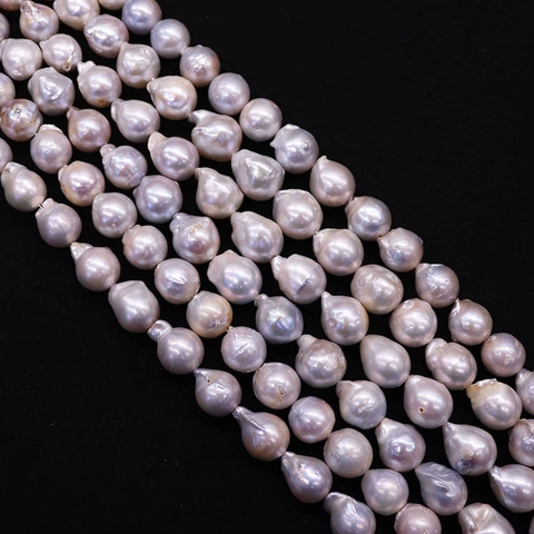 Natural Freshwater Baroque Pearl Beads Irregular Tail Shape Cultured Pearl Strands For DIY Jewelry Making Fashion Women Gift