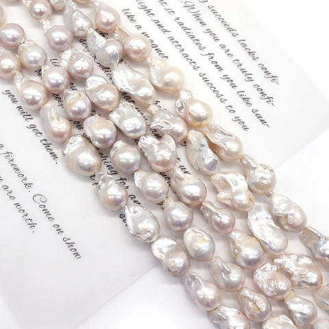 Natural Cultured Baroque Pearl Loose Beads Irregular Tail Shaped Pearl Strands For DIY Handmade Jewelry Making Accessories