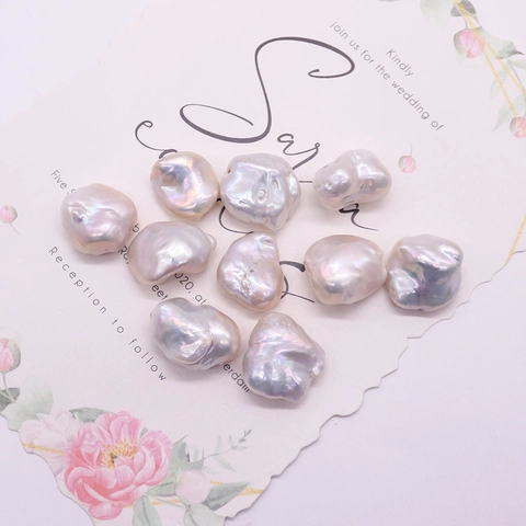 Natural Freshwater Pearl Loose Beads Irregular High Luster Cultured Freshwater Pearls For DIY Jewelry Making Accessories