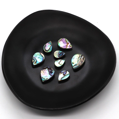 Natural Abalone Shell Teardrop Beads Waterdrop Iridescent Loose Beads For DIY Necklace Jewelry Making Accessories