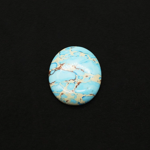 Pierre Naturelle Turquoise Bleue Ovale Cabochon Pierre Gemme Polie Pour DIY Fabrication De Bijoux Bagues Accessoire