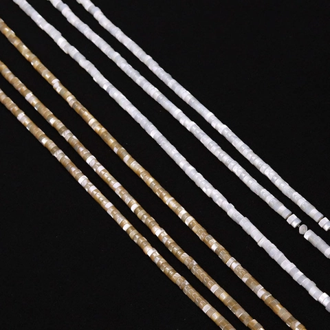 Natural Sea Shell Trochus Disc Beads Iridescent Mother Of Artificial Pearl Loose Beads For DIY Necklace Bracelet Jewelry Making Accessories
