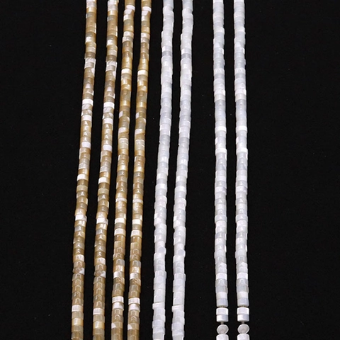 Natural Sea Shell Trochus Disc Beads Iridescent Mother Of Artificial Pearl Loose Beads For DIY Necklace Bracelet Jewelry Making Accessories