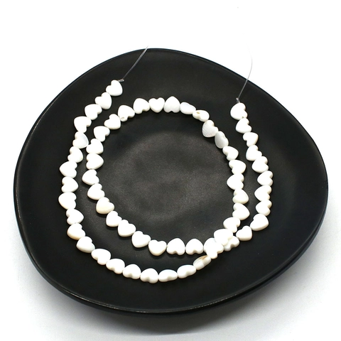 Natural White Shell Loose Beads Heart Star Flower Iridescent Mother Of Artificial Pearl Strand For DIY Jewelry Making Bracelet Necklace
