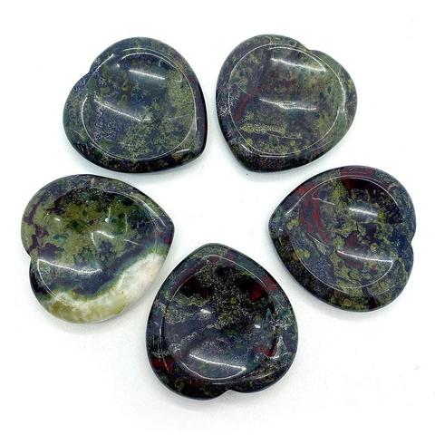 Pietra Naturale del Diaspro Sangue di Drago a Forma di Cuore Pietra da Palmo Lucidata per Meditazione Cristallo Curativo Sollievo dallo Stress Pietra da Tasca Accessorio per Gioielli Fai da Te