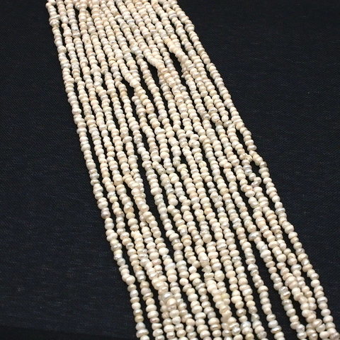 Natural Freshwater Pearl Beads Irregular Flat Loose Beads For DIY Jewelry Making Bracelet Necklace Women Elegant Accessory