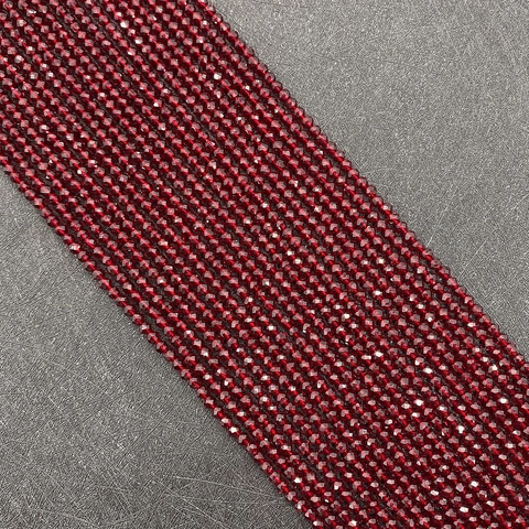 Naturstein Glas Facettierte Runde Perlen Dunkelviolett Lose Perlen Für DIY Halskette Armband Schmuckherstellung DIY Zubehör