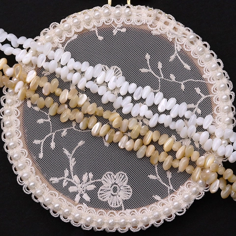 Künstliche Perle Naturali di Conchiglia di Mare Goccia d'Acqua Madreperla Perline Sciolte per Collana Bracciale Produzione Gioielli Barocchi