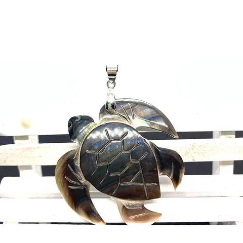 Natural Seawater Shell Dolphin Sea Turtle Shape Pendant Only (Without Chain) For DIY Necklace Jewelry Making Accessories