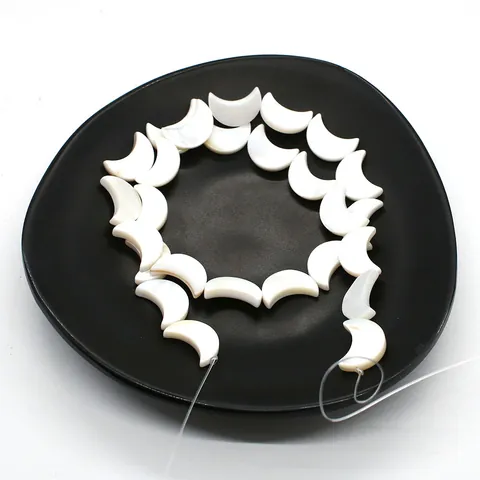 Natural Freshwater White Shell Loose Beads Multiple Shapes For DIY Necklace Bracelet Making Jewelry Finding Accessory