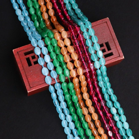 Ovale Natuurlijke Kattenoogsteen Losse Kralen Voor DIY Sieraden Maken Ketting Armband Gepolijste Edelsteenkralen