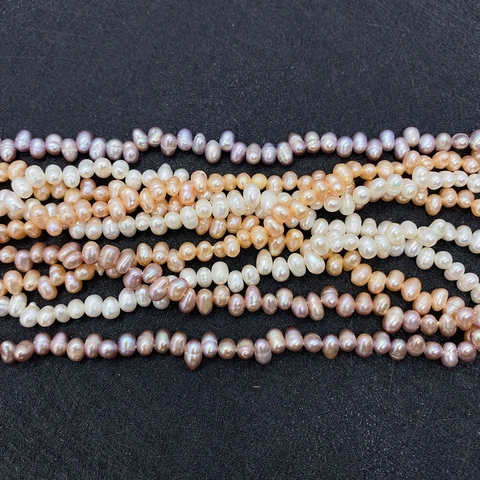 Brins de Süßwasserperles de Riz en Eau Douce Naturelle de Haute Qualité Süßwasserperles en Vrac pour Fabrication de Bijoux DIY Accessoires