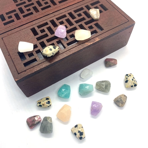 Cuentas Irregulares Facetadas de Piedra Natural Jaspe Dálmata Cuarzo Rosa Amazonita Cuentas Sueltas Para DIY Fabricación de Joyas