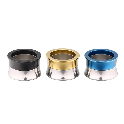 Stainless Steel Spliced Two Tone Ear Expander Screw Plugs Tunnels Hip Hop Body Piercing Jewelry For Unisex Daily Party Accessory
