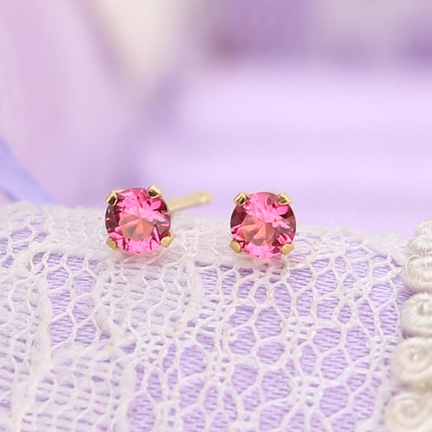 Boucles d'Oreilles Clous en Acier Inoxydable Avec Zircon Cubique Pour Femmes Hommes Coupe Ronde Bijoux Unisex Mode
