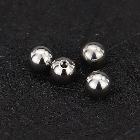 Stainless Steel Internal Thread Earring Backs Ball Disc Cone Replacement Screw-on Earring Stud Accessories For Piercing Jewelry