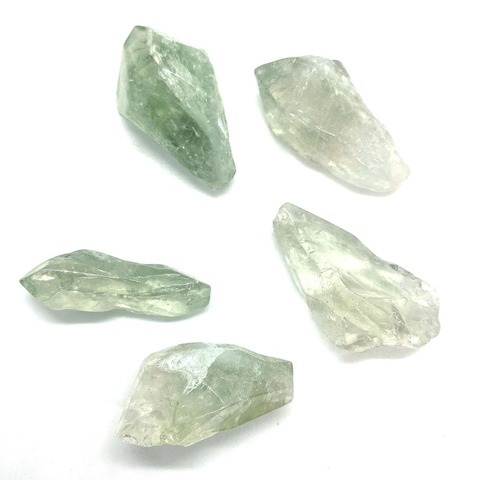 Natural Green Fluorite Crystal Raw Stone Irregular Polished Loose Beads For DIY Jewelry Making Accessories Gift