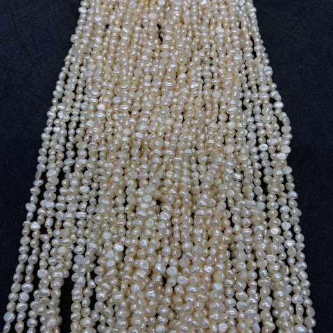 Cuentas de Perlas Naturales de Agua Dulce Forma de Arroz Barroco Hilos Sueltos Para Fabricación de Joyas Artesanales Collar Pulsera Accesorio