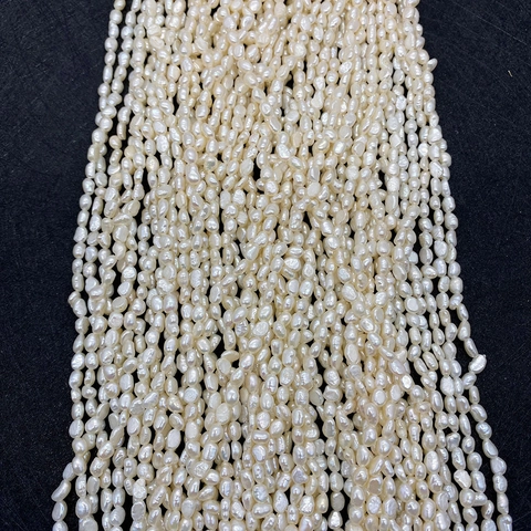 Natural Freshwater Pearl Beads Baroque Irregular High Luster Loose Bead Strands For DIY Jewelry Making Necklace Women Accessories