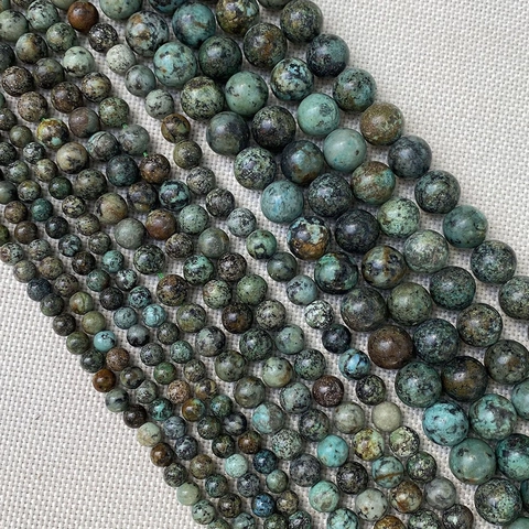 Cuentas Sueltas Redondas de Piedra Natural Ojo de Tigre Amatista Turquesa Ágata Para Hacer Joyas DIY Pulseras Collares