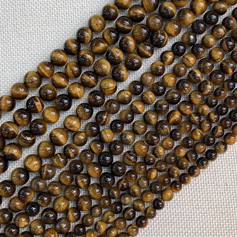 Φυσική Πέτρα Στρογγυλές Χάντρες 4mm 6mm 8mm 10mm 12mm Μάτι Της Τίγρης Αμέθυστος Αφρικανικό Τυρκουάζ Κόκκινος Ιάσπης Ινδικός Αχάτης Για Δημιουργία Κοσμημάτων DIY Αξεσουάρ