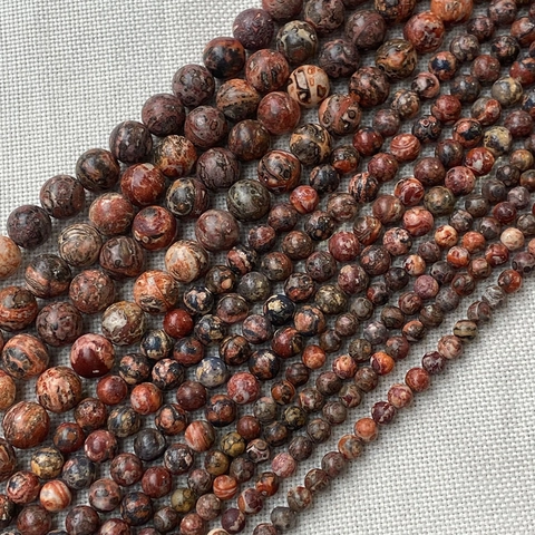 Natural Stone Round Loose Beads For DIY Jewelry Making Polished Fluorite Lapis Lazuli Red Tiger Eye Southern Jade Semi Precious Beads