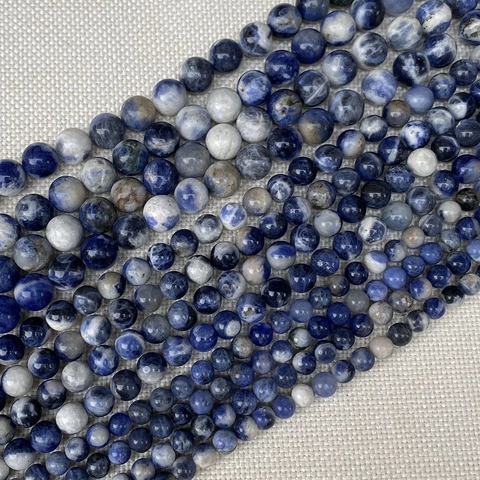 Natural Stone Round Beads Moss Agate Blue Lace Agate Loose Beads For DIY Jewelry Necklace Bracelet Making Accessories