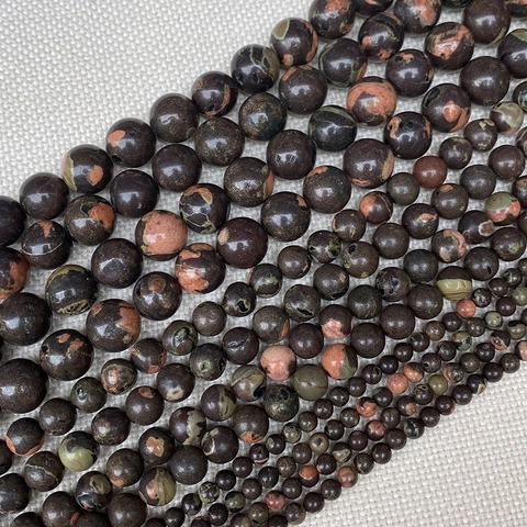 Perles en Vrac Rondes en Pierre Naturelle Oeil de Tigre Amazonite Topaze pour Fabrication de Bijoux DIY Bracelet Collier