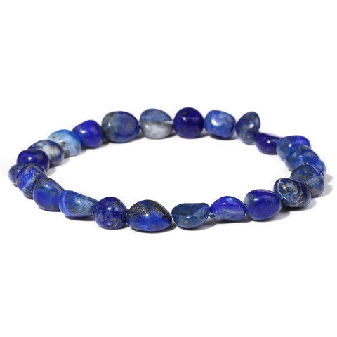 Naturstein Unregelmäßige Splitterstein Armband Für Damen Herren Vintage Elastische Heilkristall Armband Schmuck Geschenk