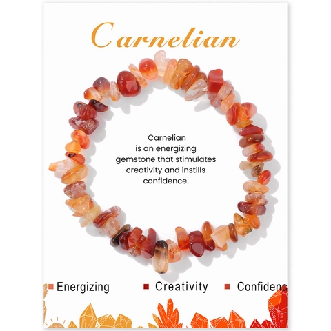 Vintage Natural Crushed Stone Beads Elastic Bracelet For Women Men Healing Crystal Irregular Chip Stone Strand Hand Jewelry