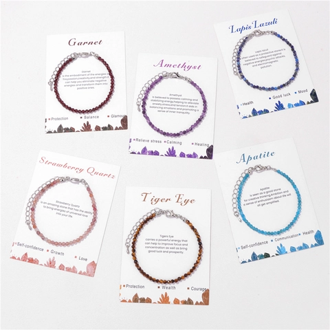 Minimalistisches 3mm Künstlicher Kristall Perlenarmband Für Damen Handgemachte Facettierte Kleine Perlen Legierung Schmuck